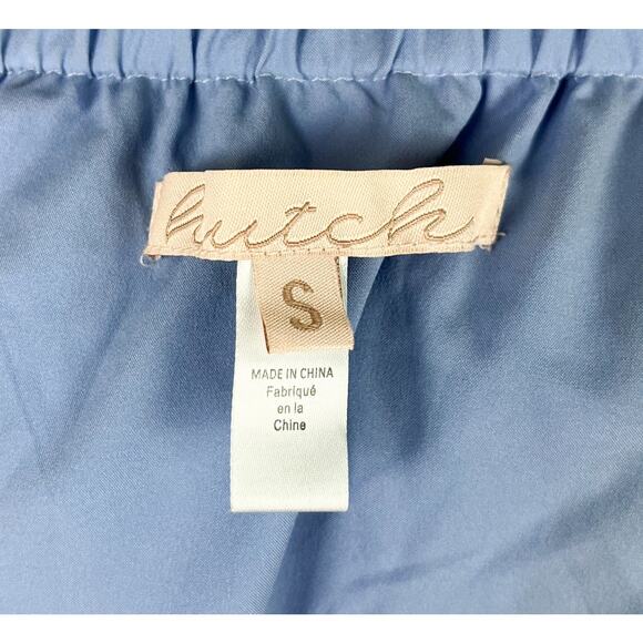 Anthropologie Hutch Bloom Wrap Midi Dress Open Lace Back Long Sleeve Size Small - Picture 9 of 10